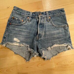 Recycled Levi's Cut-Off Shorts
